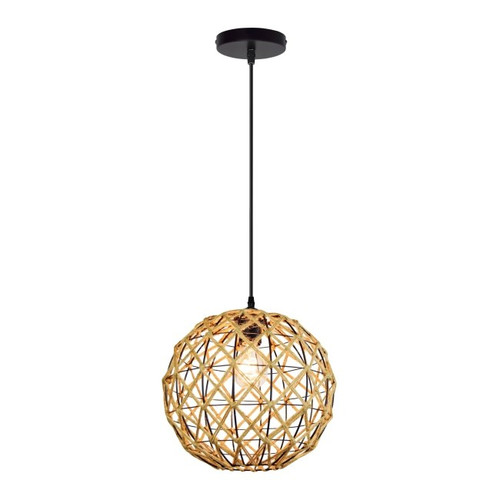 Pendant Lamp Goldlux Umea E27, bamboo