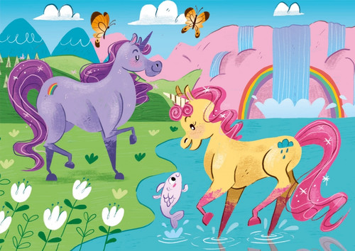 Clementoni Children's Puzzle I Believe in Unicorns 2x20pcs 3+