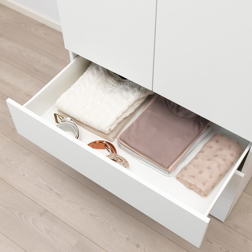 FONNES Drawer, white, white, 80x57x20 cm