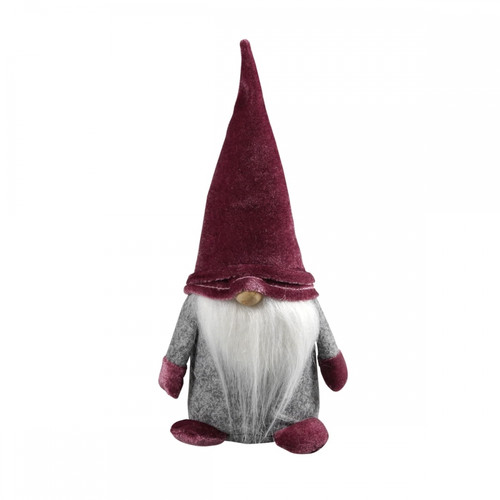 Christmas Elf Dwarf Gnome Santa 24cm, 1pc, pink, assorted