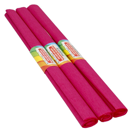 Crepe Paper 50x200cm 10pcs, burgundy