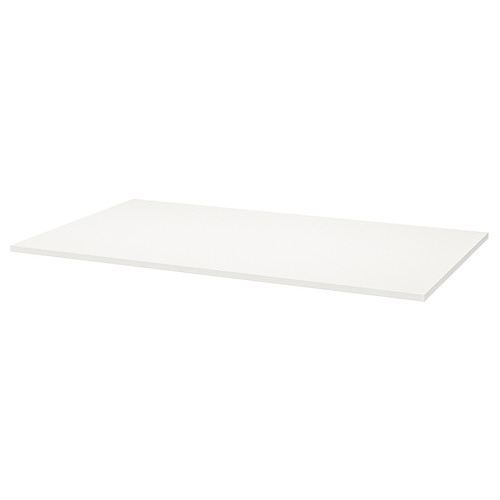 TROTTEN Table top, white, 140x80 cm