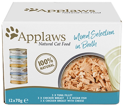 Applaws Natural Cat Food Multipack Mixed 12x70g