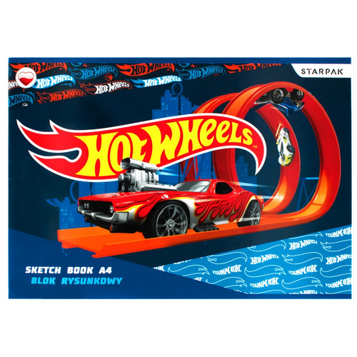 Sketch Book A4 20pcs Hot Wheels