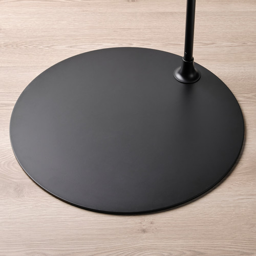 VÅGHÖJD LED floor lamp, dimmable black