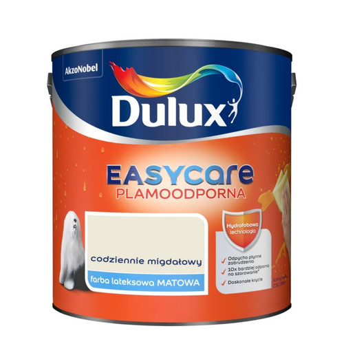 Dulux EasyCare Matt Latex Stain-resistant Paint 2.5l everyday almond