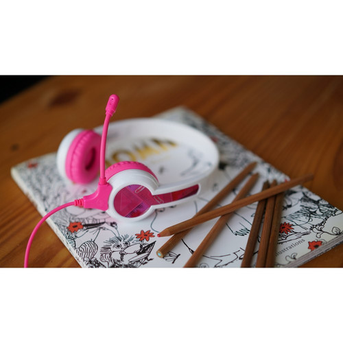 BuddyPhones Headphones StudyBuddy, pink