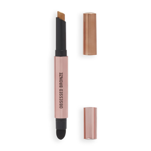 Makeup Revolution Lustre Wand Eyeshadow Stick Obsessed Bronze Vegan