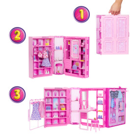 Barbie Dream Closet Toy Playset With Clothes & Accessories HXD59 3+