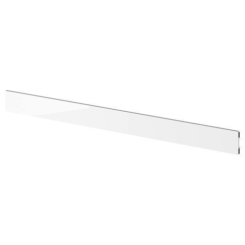 FÖRBÄTTRA Plinth, high-gloss white, 220x8 cm