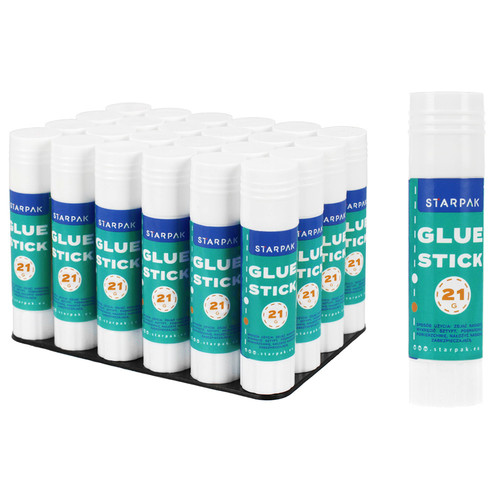 Starpak School Glue Stick 21g x 24pcs