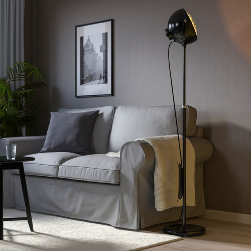 SVARTNORA Floor lamp, black