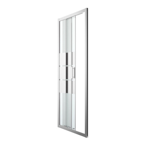GoodHome Sliding Shower Door Beloya 80 cm, chrome/mirror glass