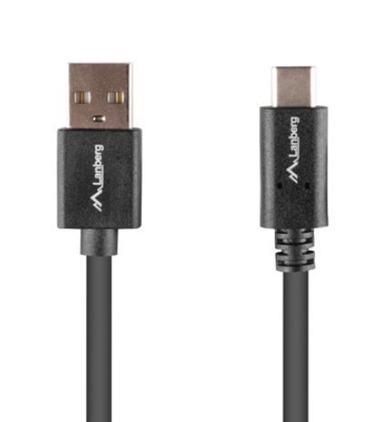 Lanberg Cable USB-C to USB-A 1.8m, black