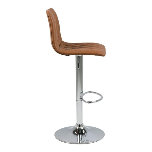 Bar Stool Emu, faux leather, brown