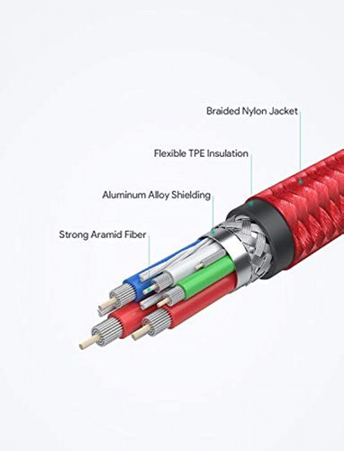 Aukey Cable USB C to USB C CB-CMD37 Red OEM