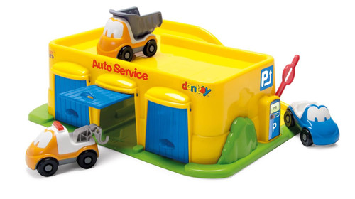 Dantoy Bio Toys Auto Servie & Car Park Fun Cars 12m+