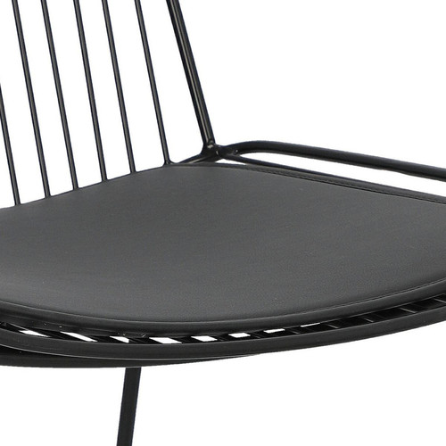 Chair with Seat Pad Dill, black