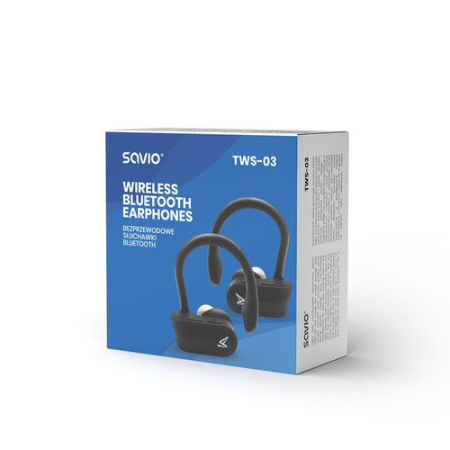 Savio Bluetooth Earphones with Microphone TWS-03