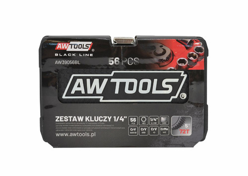 AW Tool Set 56pcs 1/4"