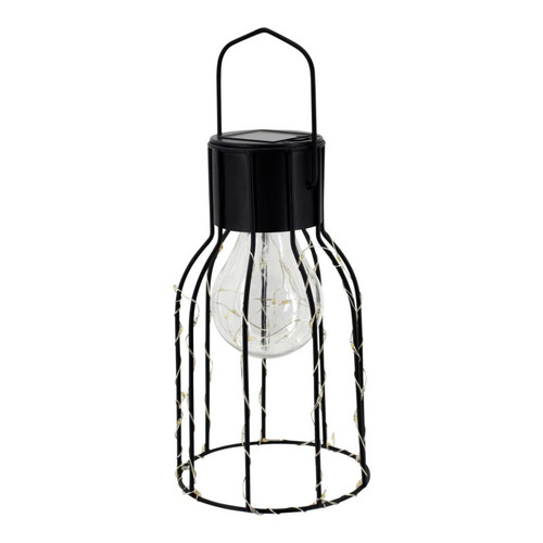 Solar Table Lamp Cage Copper