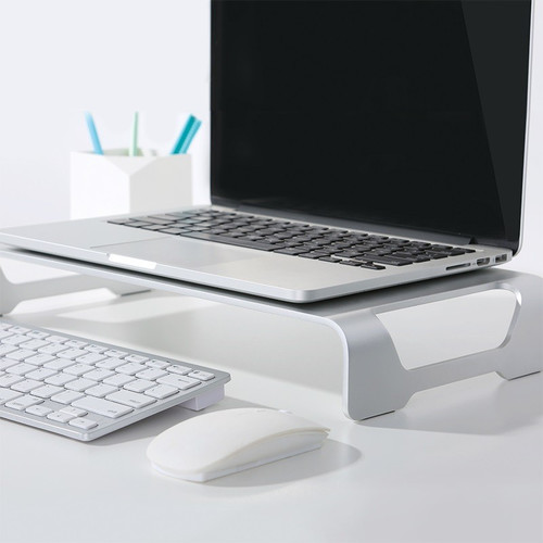 LogiLink Aluminum Tabletop Monitor Riser for Laptop and Monitor