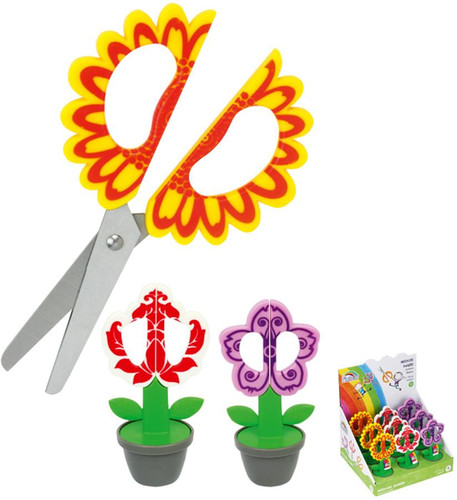 Fiorello Children's Scissors 6" 15cm Flower 9pcs