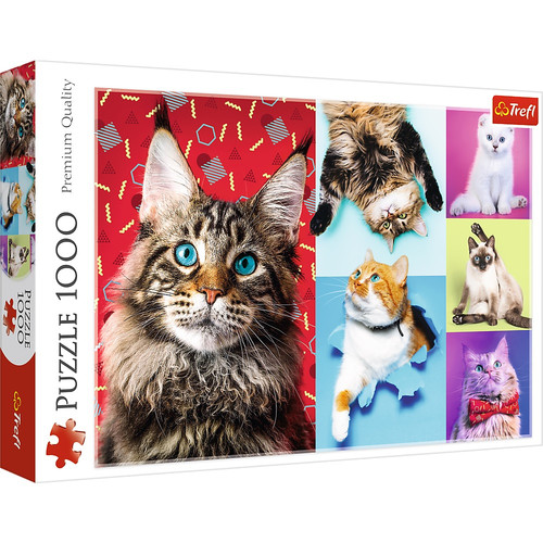 Trefl Jigsaw Puzzle Happy Cats 1000pcs 12+