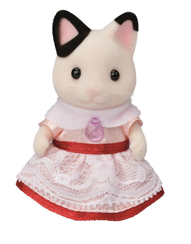 Sylvanian Families Party Time Playset Tuxedo Cat Girl 3+