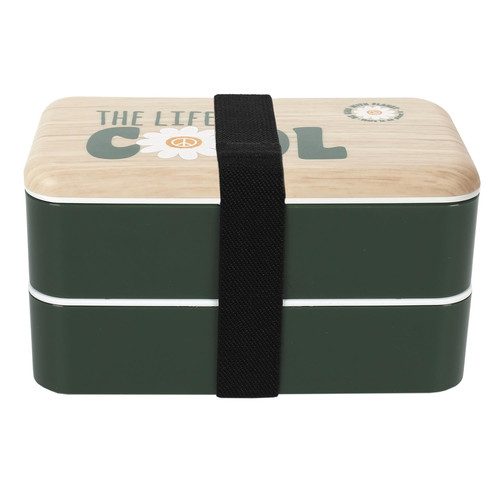 Thermos Flask & Lunch Box Set, green
