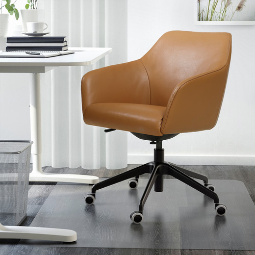 LÅNGFJÄLL/TOSSBERG Conference chair, Grann light brown/black