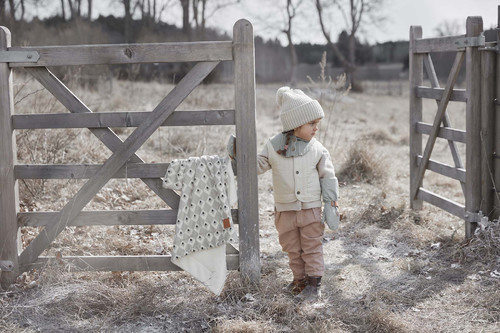 Elodie Details Wool Beanie Creamy White 2-3 years