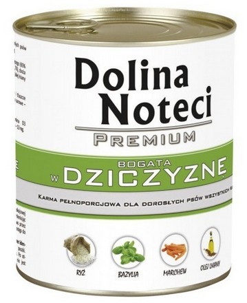 Dolina Noteci Premium Wet Dog Food with Venison 800g