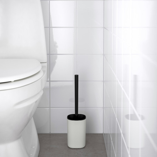 STORAVAN Toilet brush, white/black