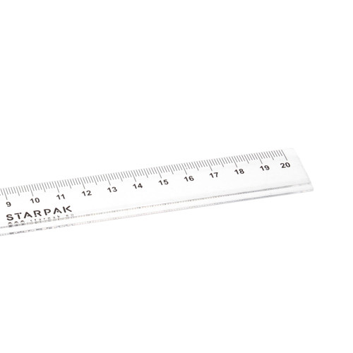 Starpak Plastic Ruler 15cm 20pcs