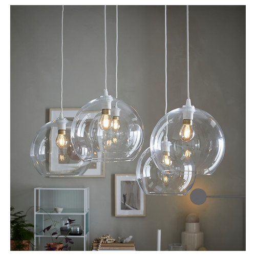 JAKOBSBYN Pendant lamp shade, clear glass