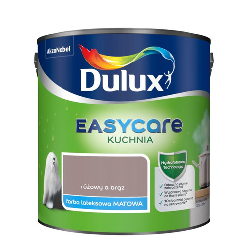 Dulux EasyCare Kitchen Hydrophobic Paint 2.5l pink yet brown