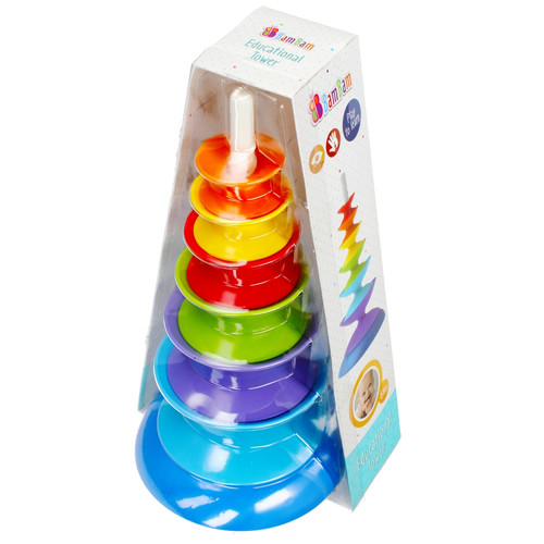 Bam Bam Educational Tower Toy 6m+