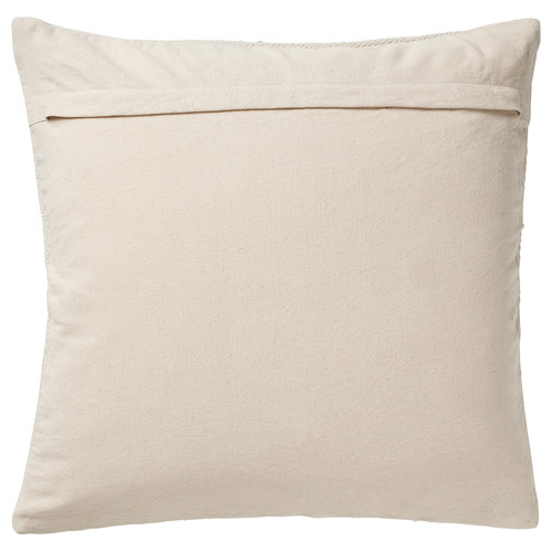 KUSTFLY Cushion cover, beige/black, 50x50 cm