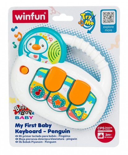 Baby Music Toy Piano Penguin 3m+