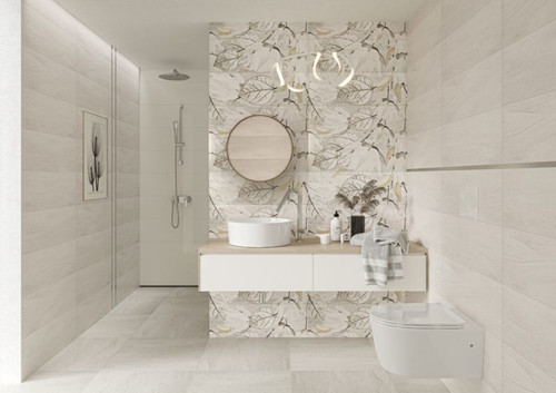 Decorative Wall Tile Magnolia Paradyz 25 x 75 cm inserto B