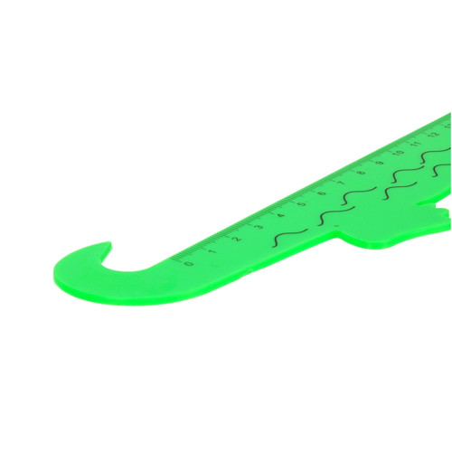 Starpak Plastic Ruler Crocodile 15cm