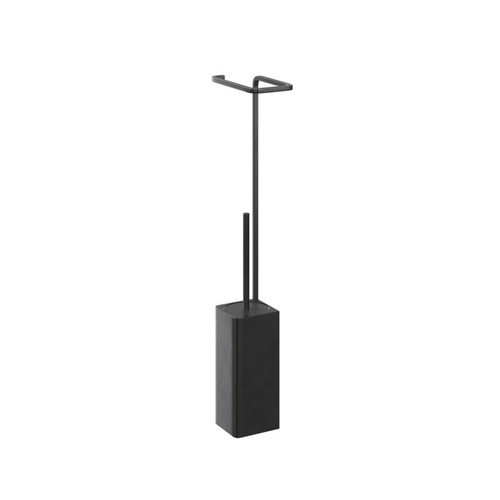 Toilet Brush & Roll Holder GoodHome Elland, black