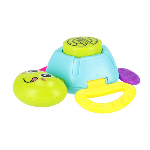 Bam Bam Rattle Turtle, assorted colours, 4m+