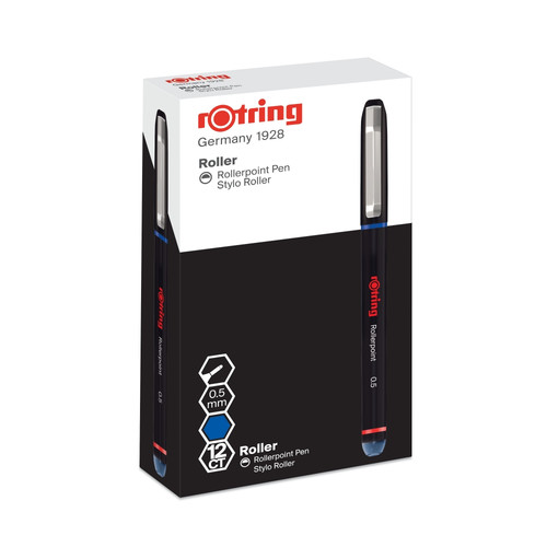 Parker Rollerpoint Pen Rotring 0.5 12-pack, blue