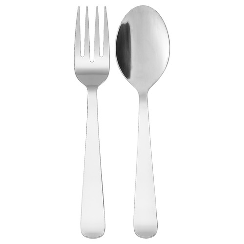 DRAGON 2-piece salad server set, stainless steel