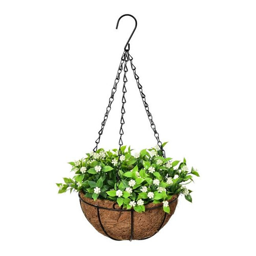 Artificial Plant White Flowers 14cm