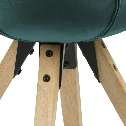 Chair Dima, green/wood