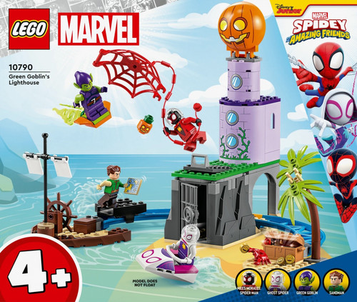 LEGO Super Heroes Marvel Team Spidey at Green Goblin's Lighthouse 4+