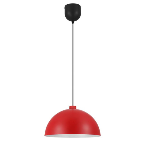 GoodHome Pendant Lamp Songor E27 38cm, red